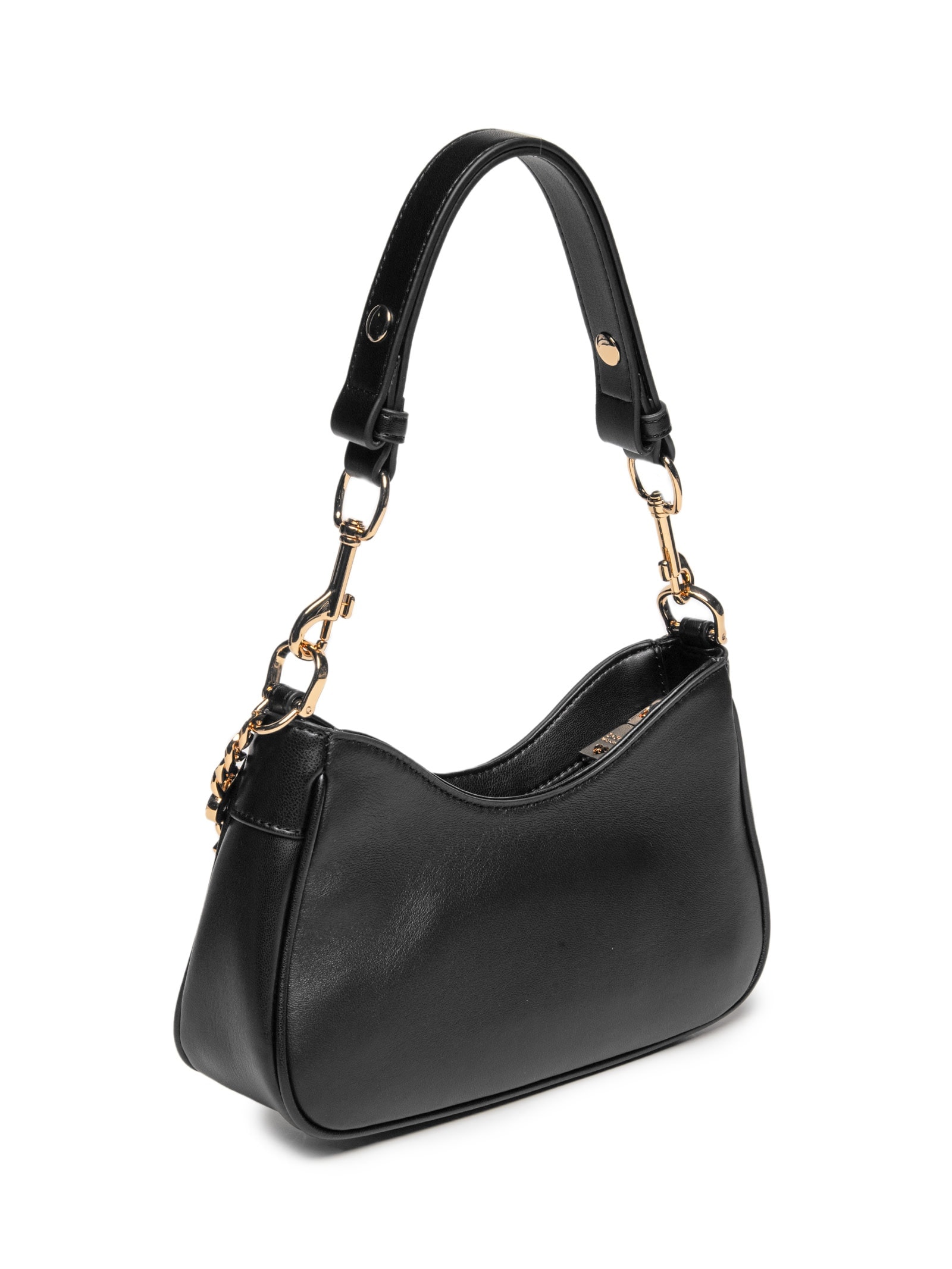 Bolsa Feminina Capra Em PU Preto Love Moschino