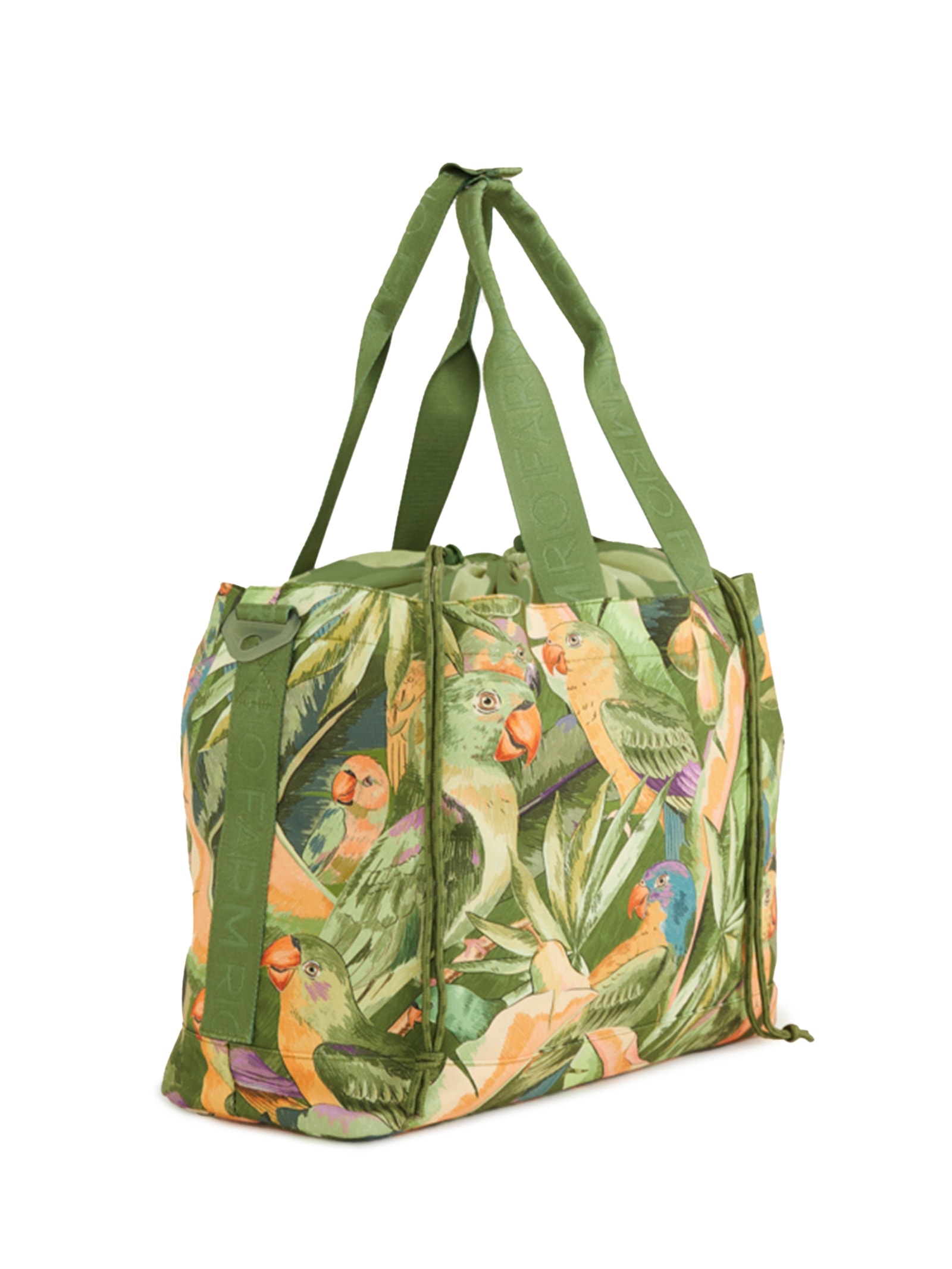 Bolsa Feminina Carioca Floresta Passarinho Verde Farm Etc