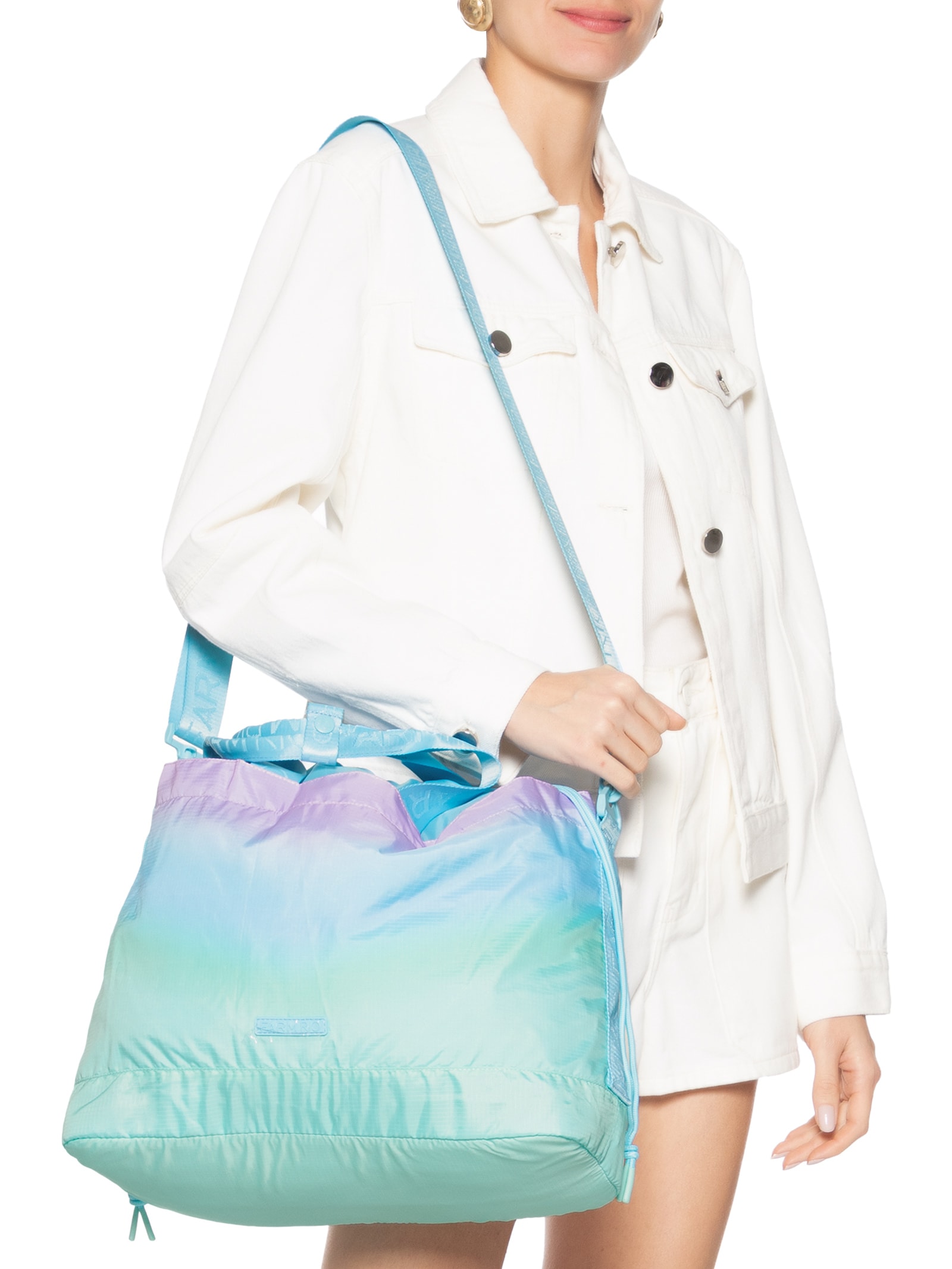 Bolsa Feminina Carioca Marau Degradê Azul Farm Etc