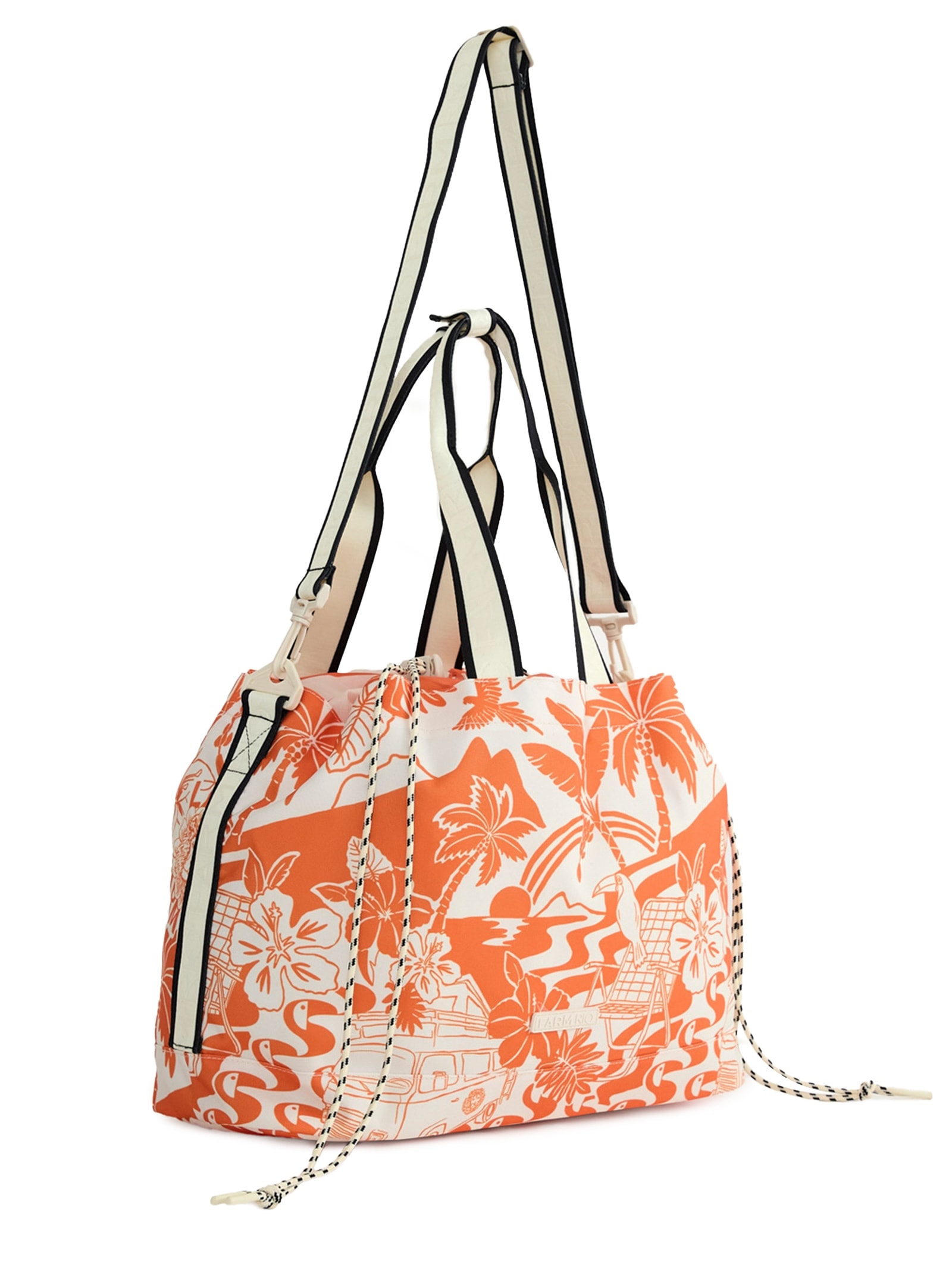 Bolsa Feminina Carioca Rio De Matte Laranja Farm Etc + Matte Leão