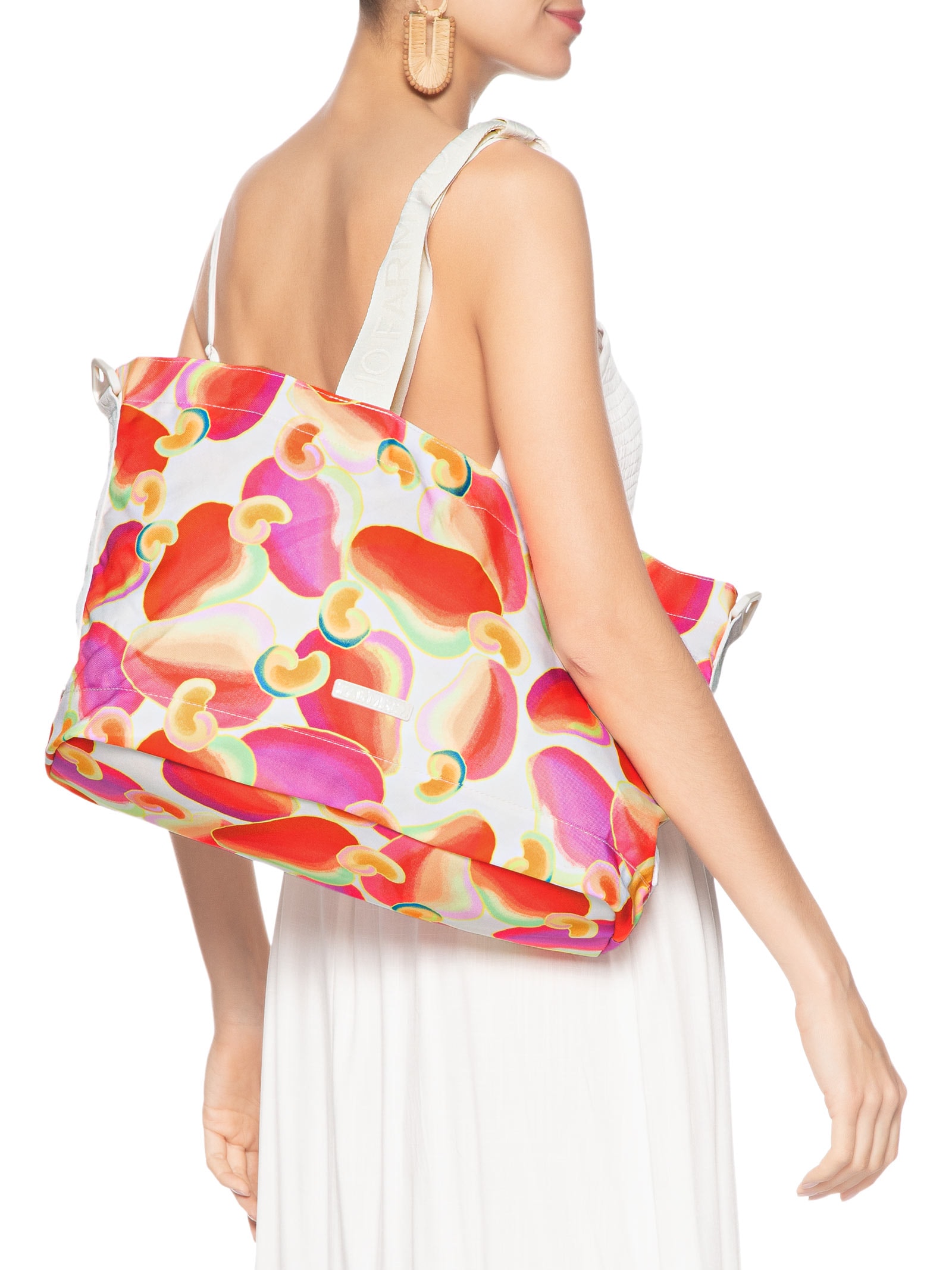 Bolsa Feminina Carioca Suco De Caju Branco Farm Etc