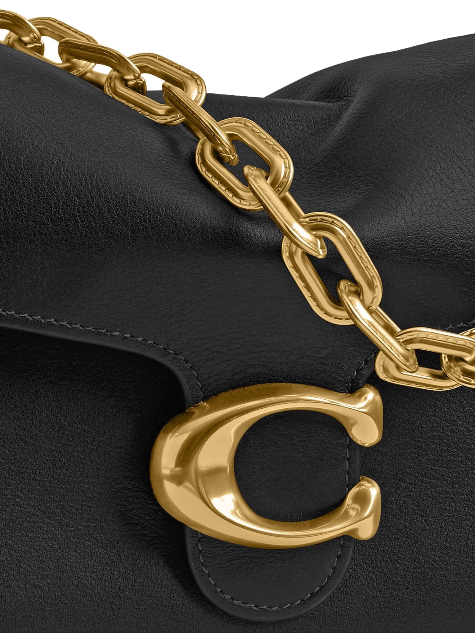 Coach - Bolsa Feminina Chain Tabby Shoulder - Preto