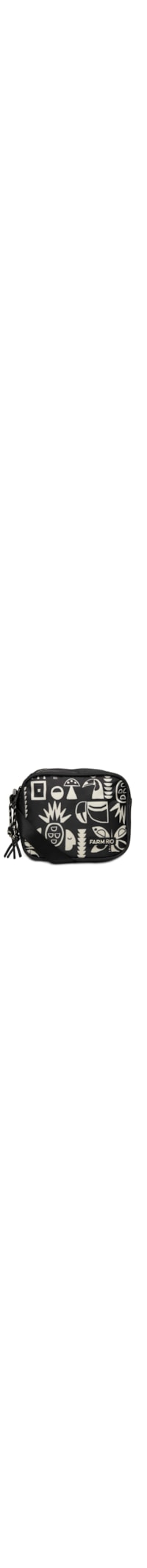 Bolsa Feminina Chamego Lenço Tropicano - Preto
