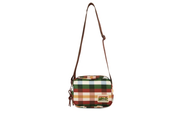 Bolsa Feminina Chamego Xadrez Multi - Marrom