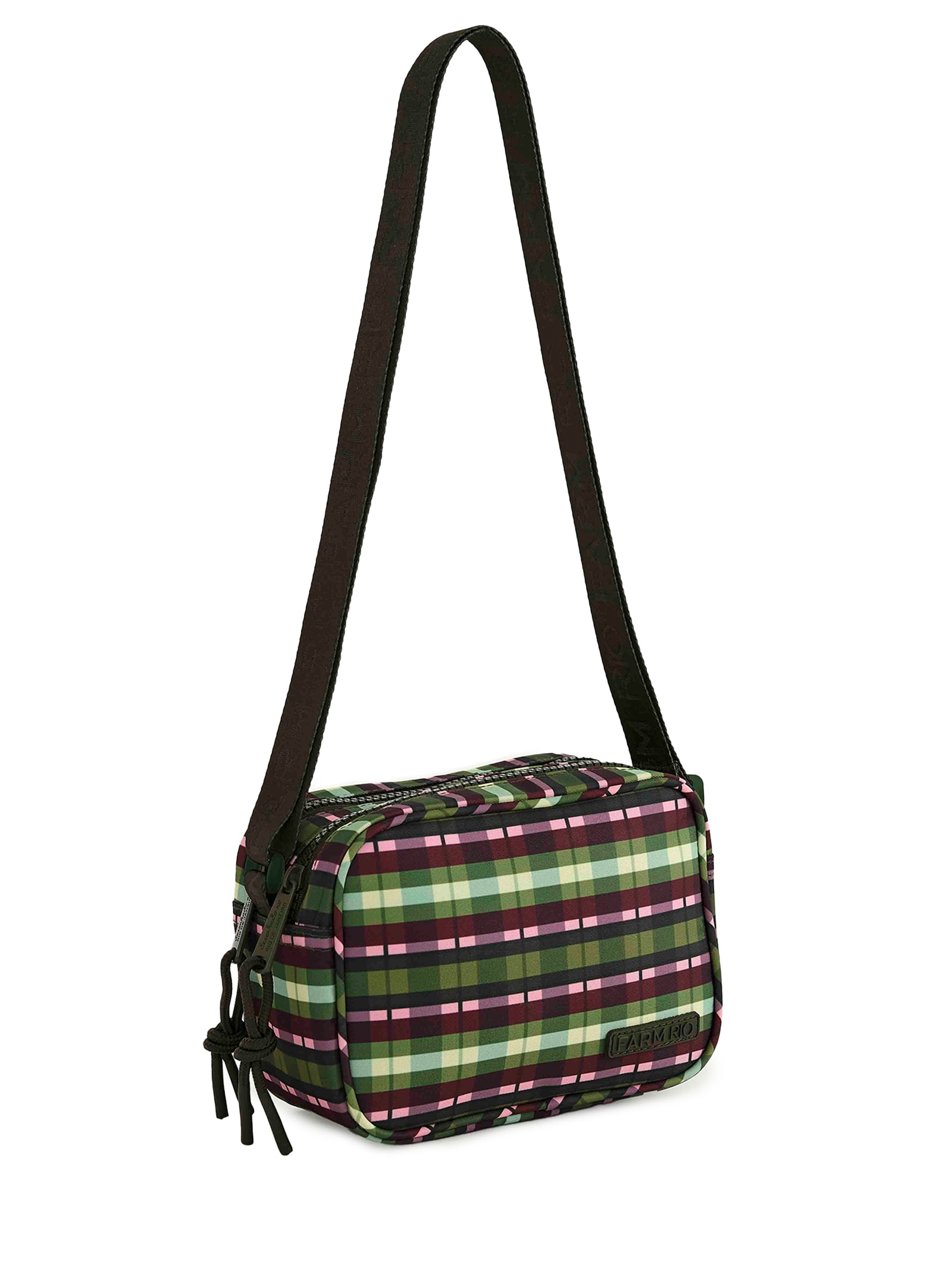 Bolsa Feminina Chamego Xadrez Verde Farm Etc