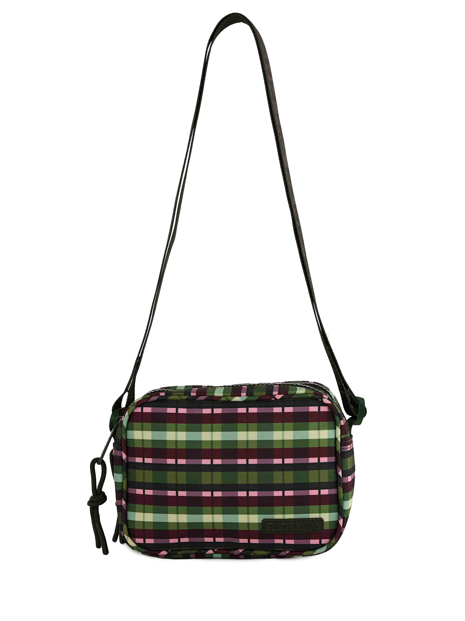 Bolsa Feminina Chamego Xadrez Verde Farm Etc