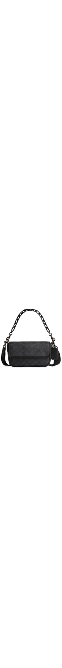 Bolsa Feminina Charter Flap Crossbody 18 Signature - Preto