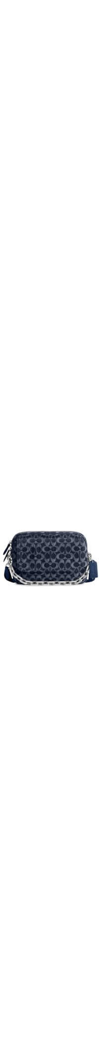 Bolsa Feminina Charter Flap Crossbody 24 Signature Denim - Azul
