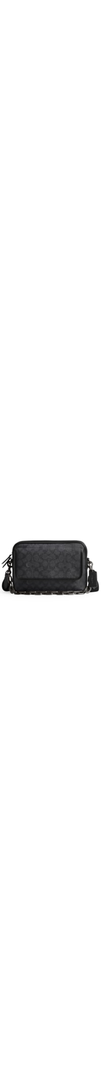 Bolsa Feminina Charter Flap Crossbody 24 Signature - Preto