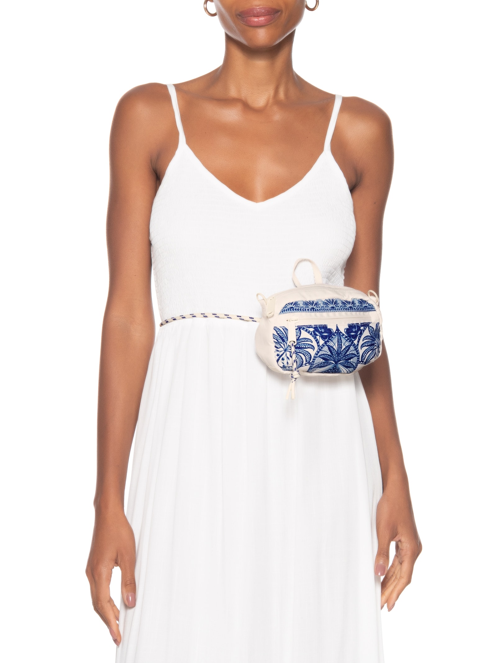 Bolsa Feminina Chuchu Coqueiro De Flor Branco Farm Etc