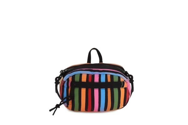 Bolsa Feminina Chuchu Striped Stripes - Preto