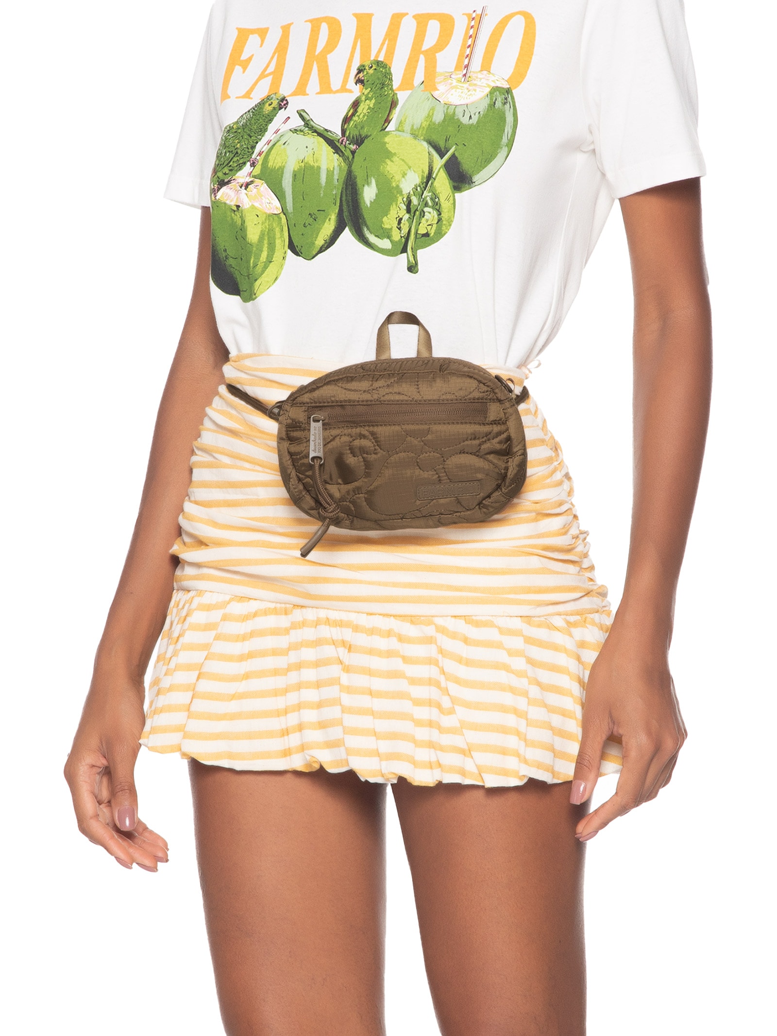 Bolsa Feminina Chuchu Terra Marrom Farm Etc