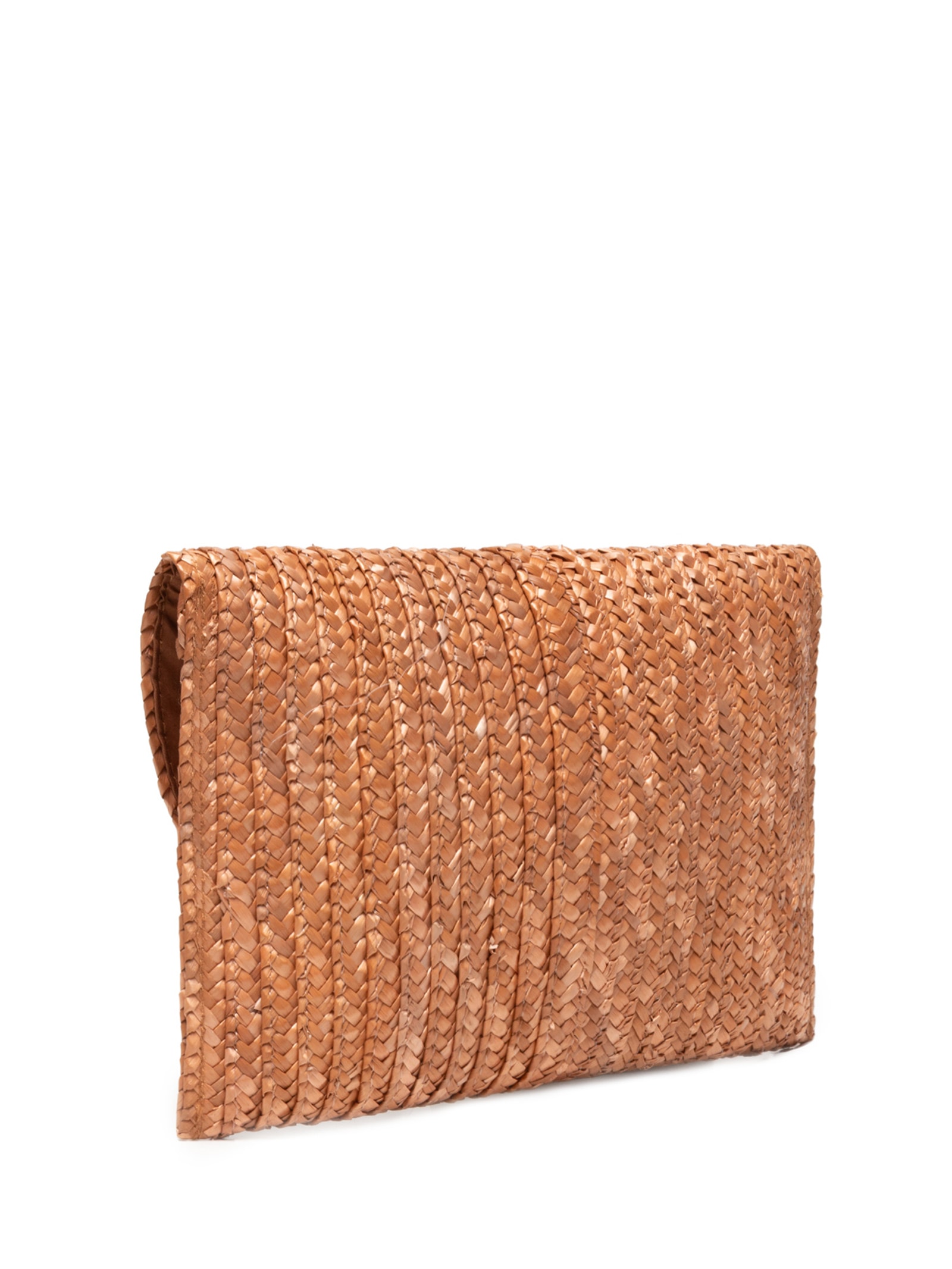 Bolsa Feminina Clutch Julia Concha Natural Bege Le Lis