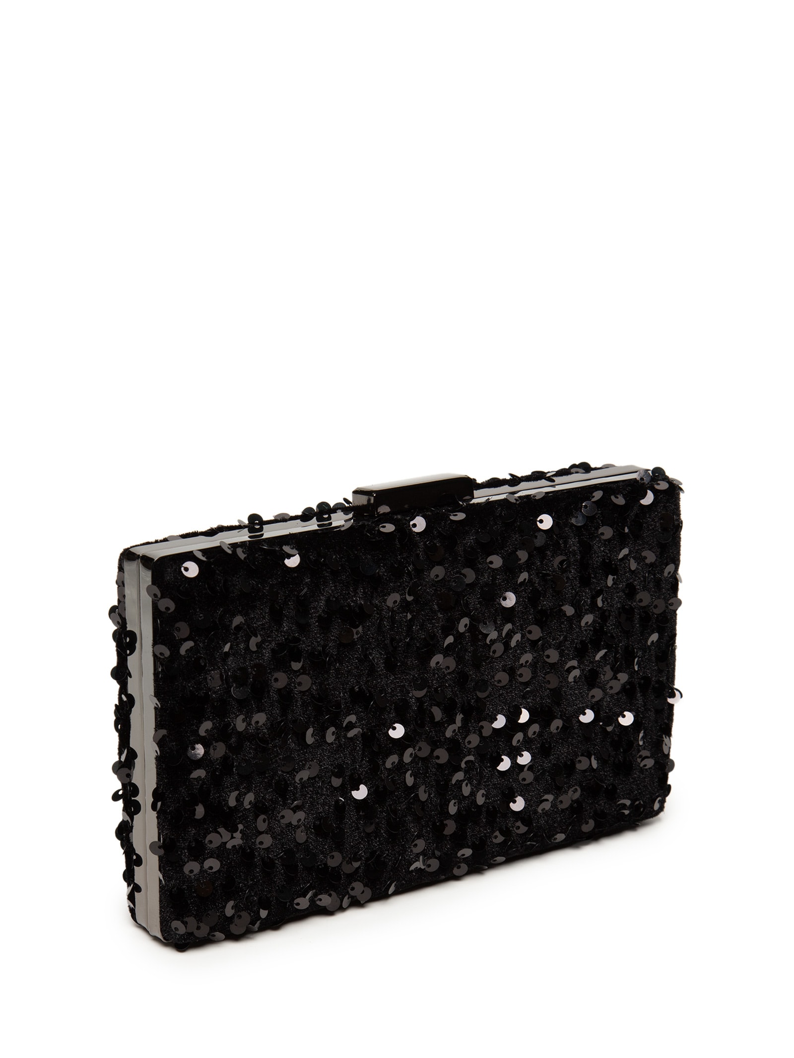 Bolsa Feminina Clutch Paetê Preto Market 33