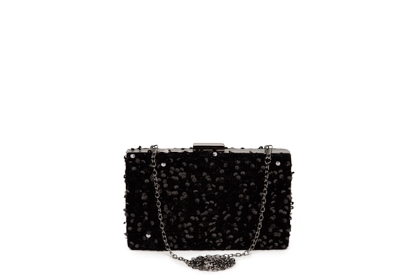 Bolsa Feminina Clutch Paetê - Preto