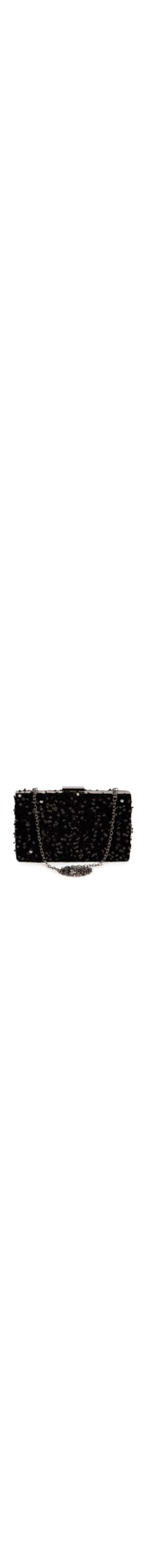 Bolsa Feminina Clutch Paetê - Preto
