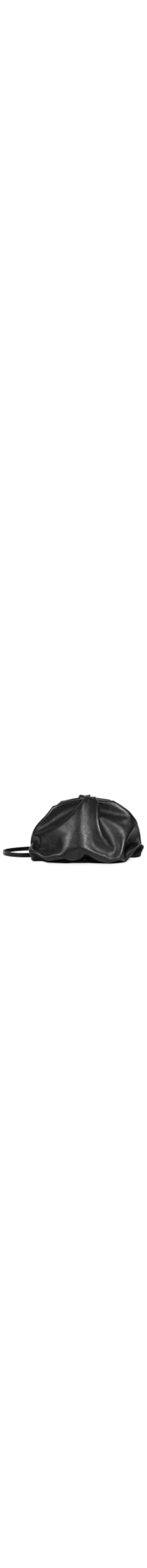 Bolsa Feminina Clutch Tiracolo Avril Couro - Preto