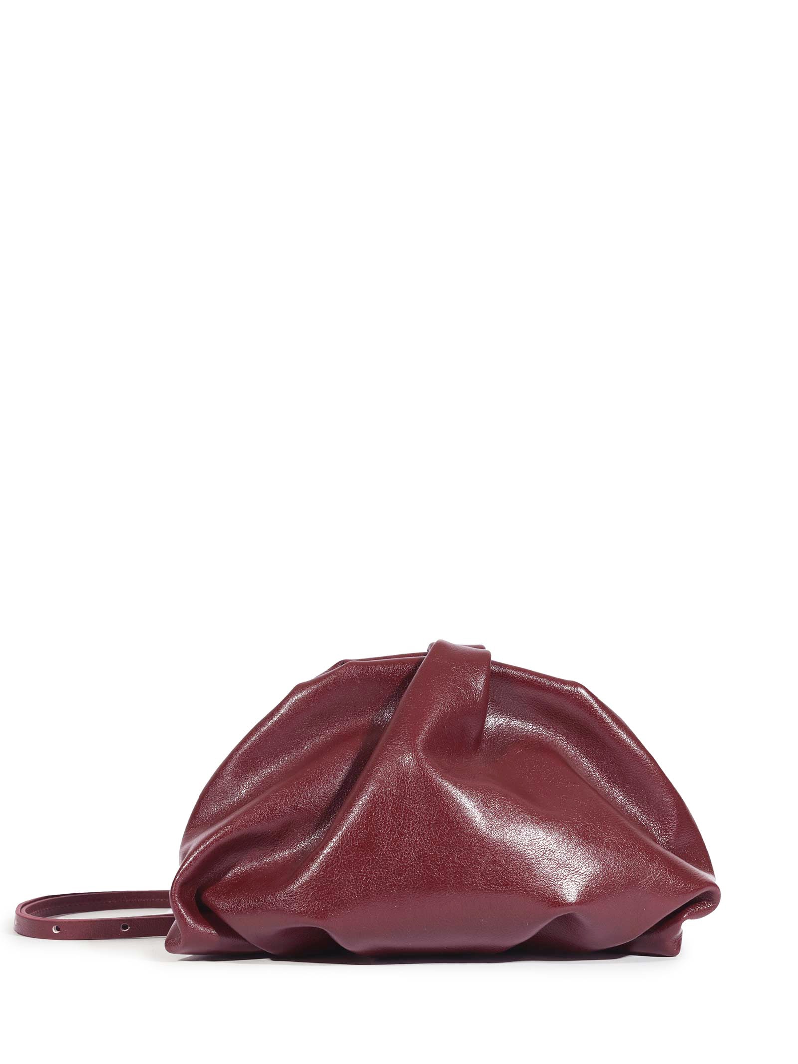 Schutz - Bolsa Feminina Clutch Tiracolo Avril Couro - Vinho