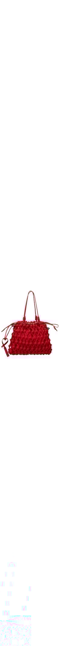 Bolsa Feminina Color Macramê - Vermelho