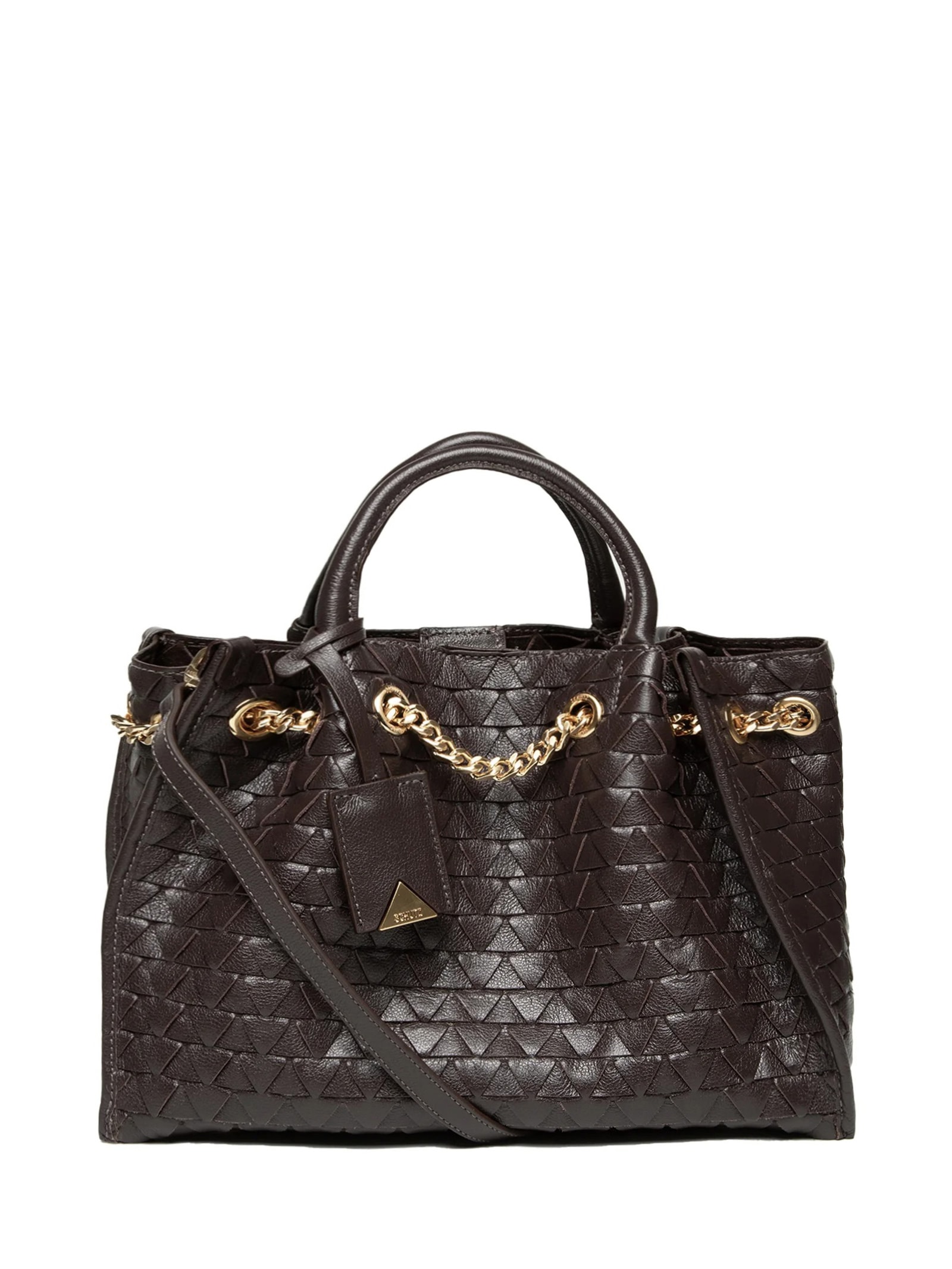 Bolsa Feminina Corrente Marrom Schutz