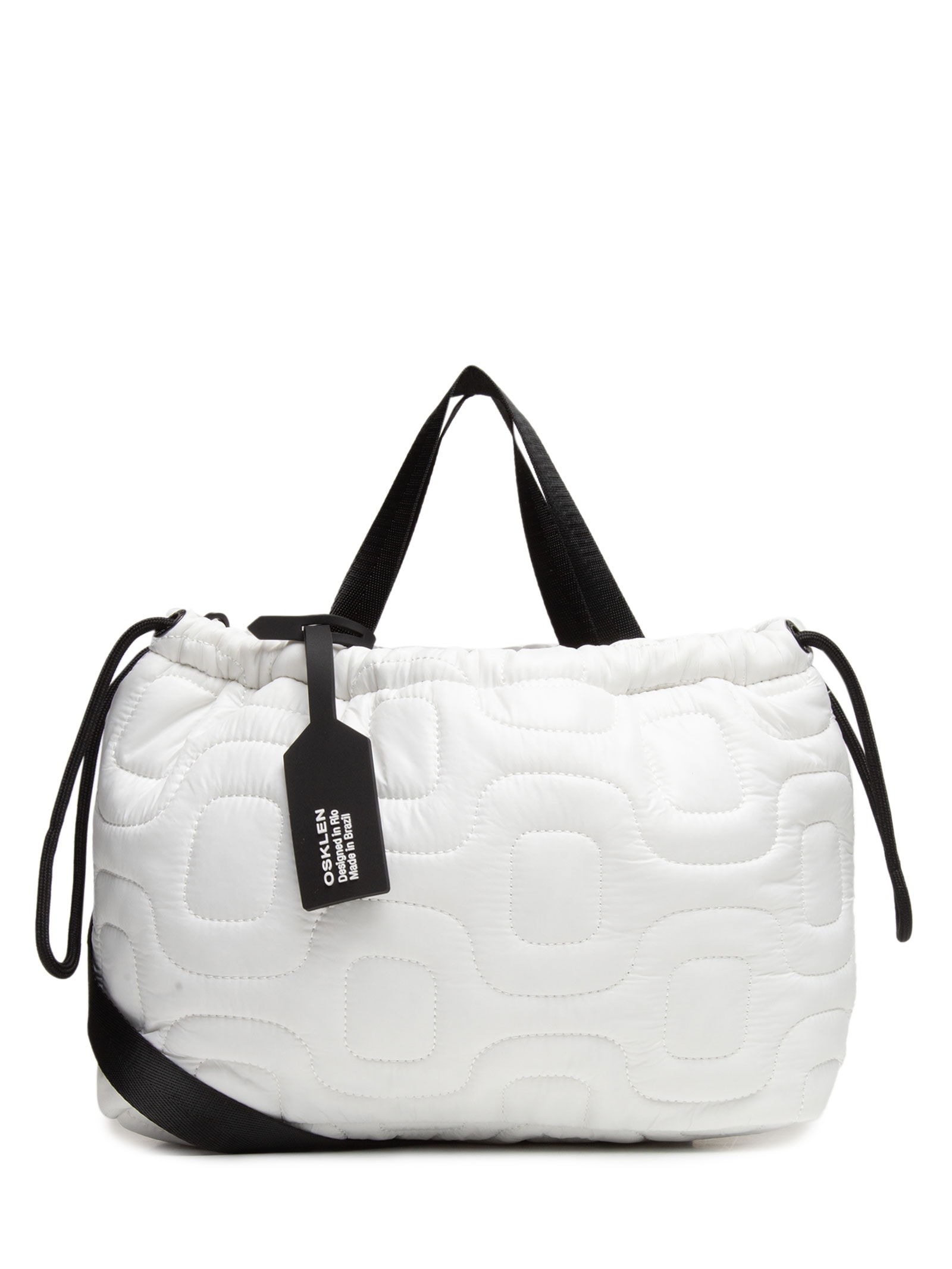 Bolsa Feminina Coulisse Matelassê Calçadão Branco Osklen