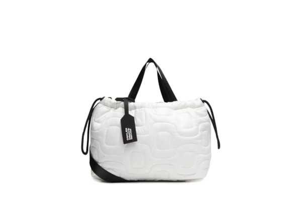 Bolsa Feminina Coulisse Matelassê Calçadão - Branco