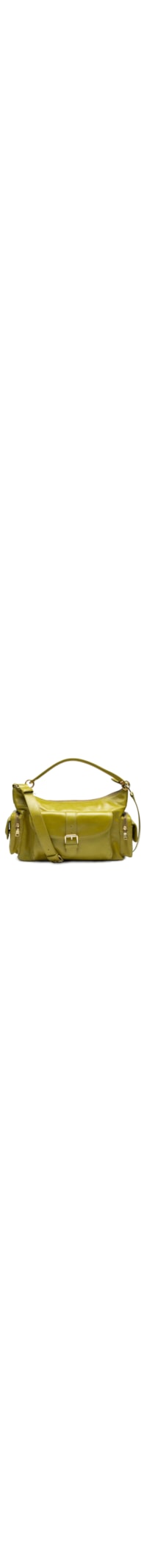 Bolsa Feminina Couro Cargo Grande - Verde