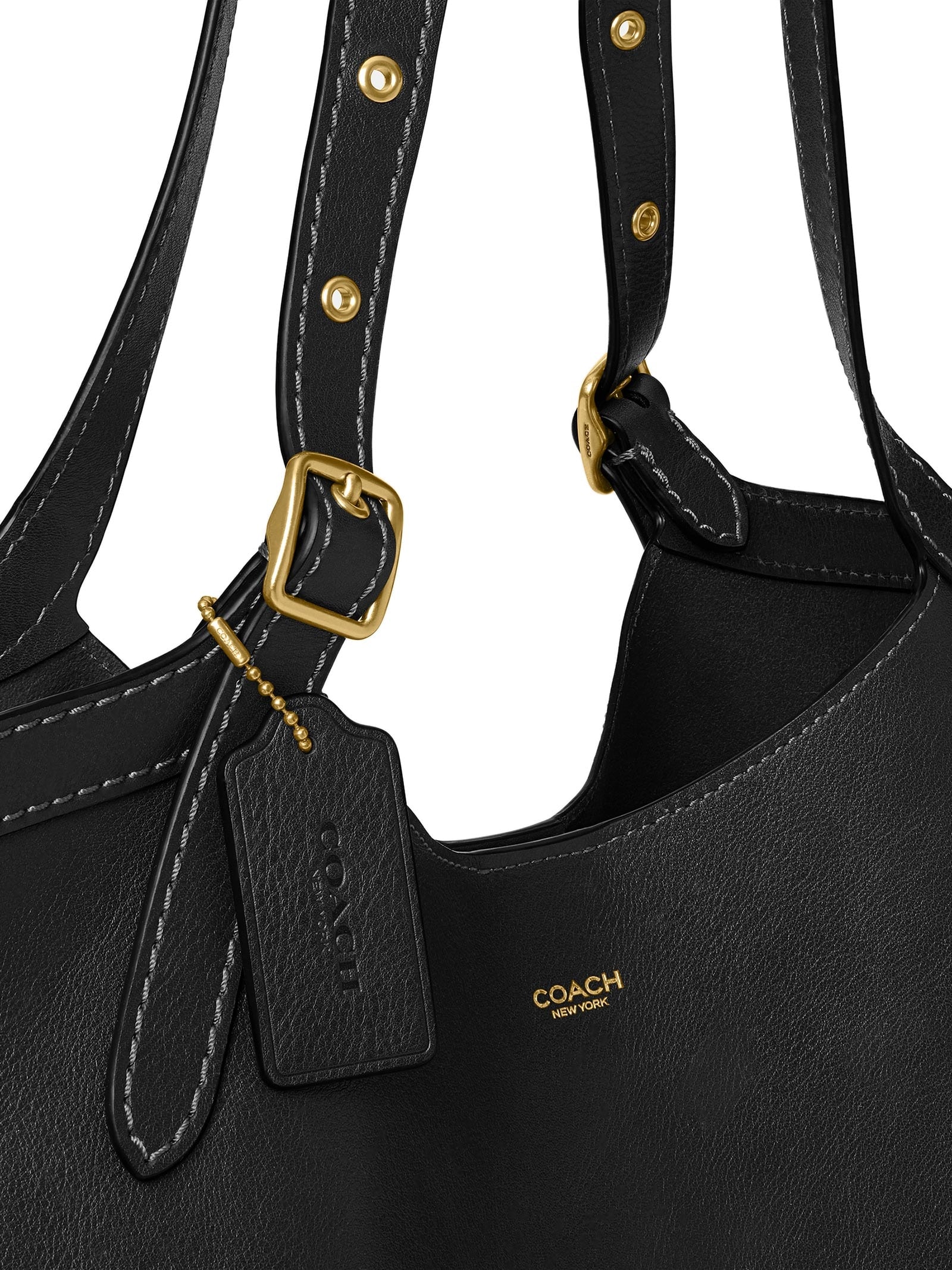 Bolsa Feminina Couro Gamercy Tote Preto Coach