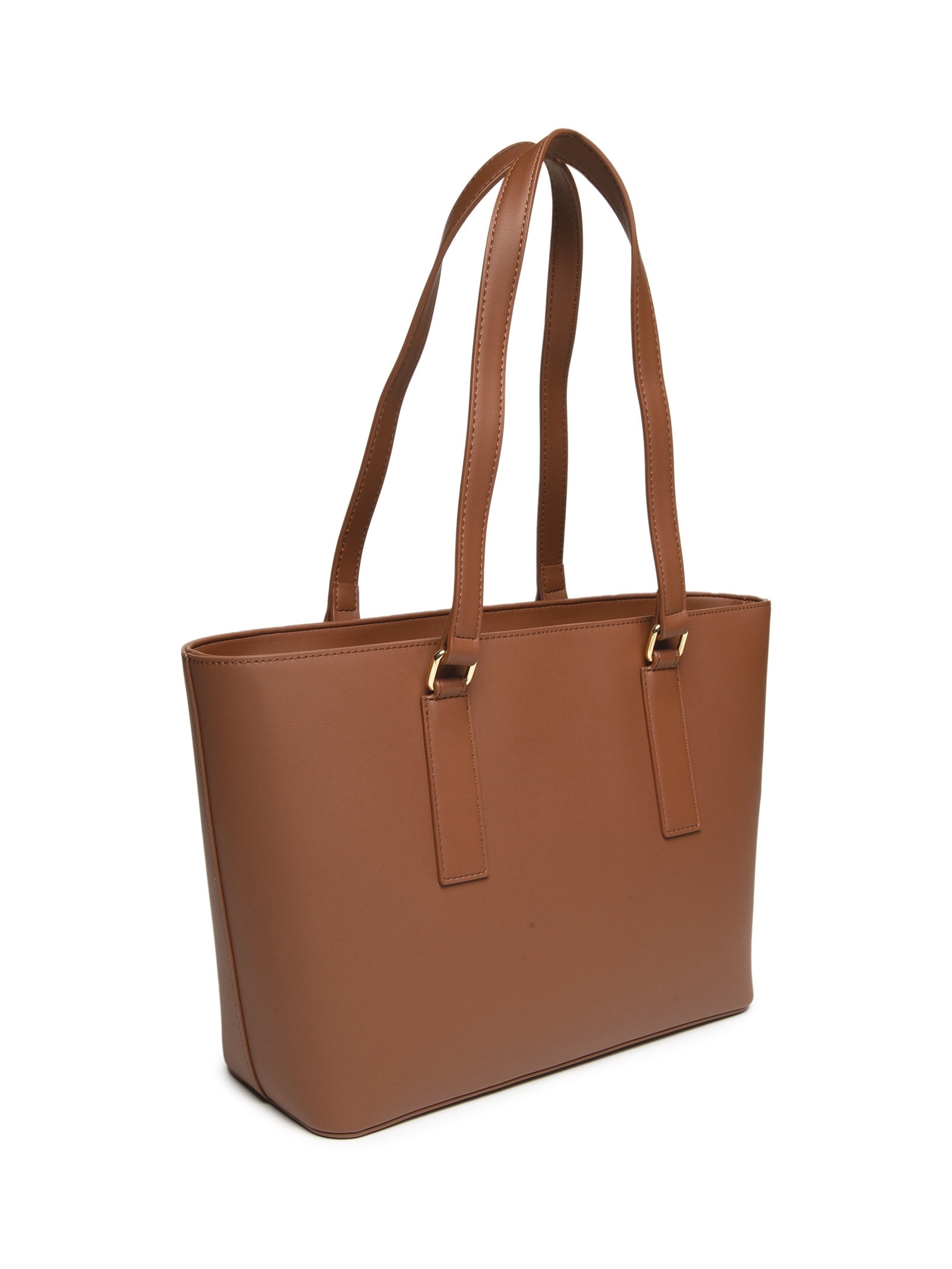 Bolsa Feminina Couro Marrom Love Moschino