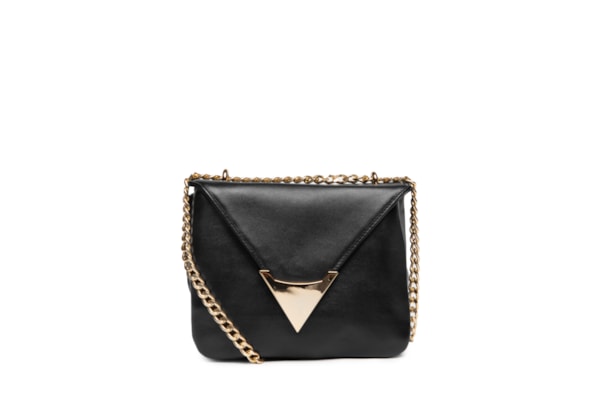 Bolsa Feminina Couro Média - Preto
