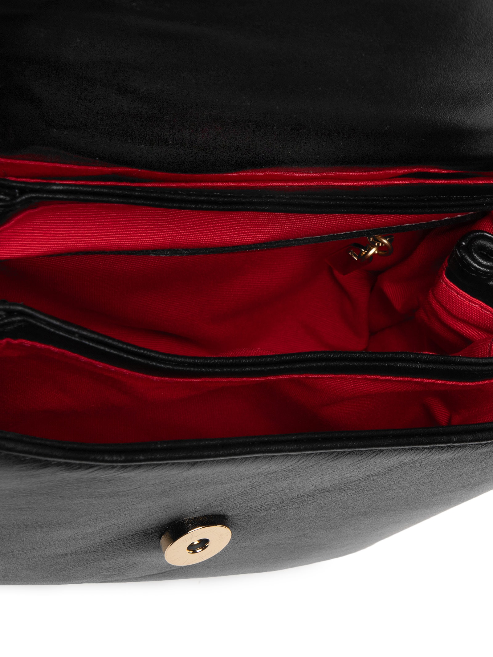 Bolsa Feminina Couro Média Preto Carrano