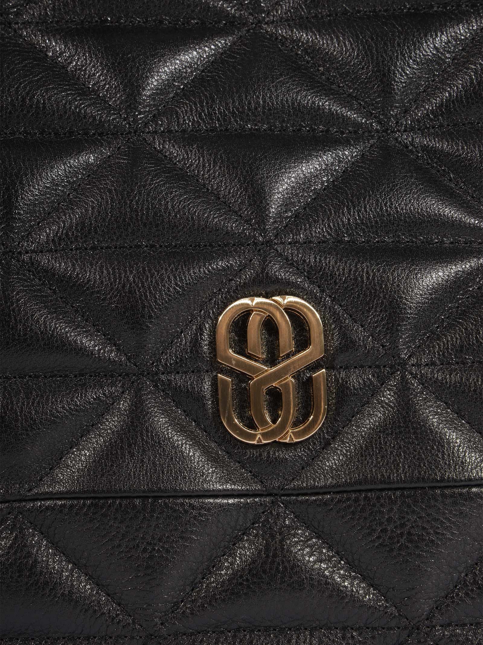 Bolsa Feminina Couro Média Preto Schutz