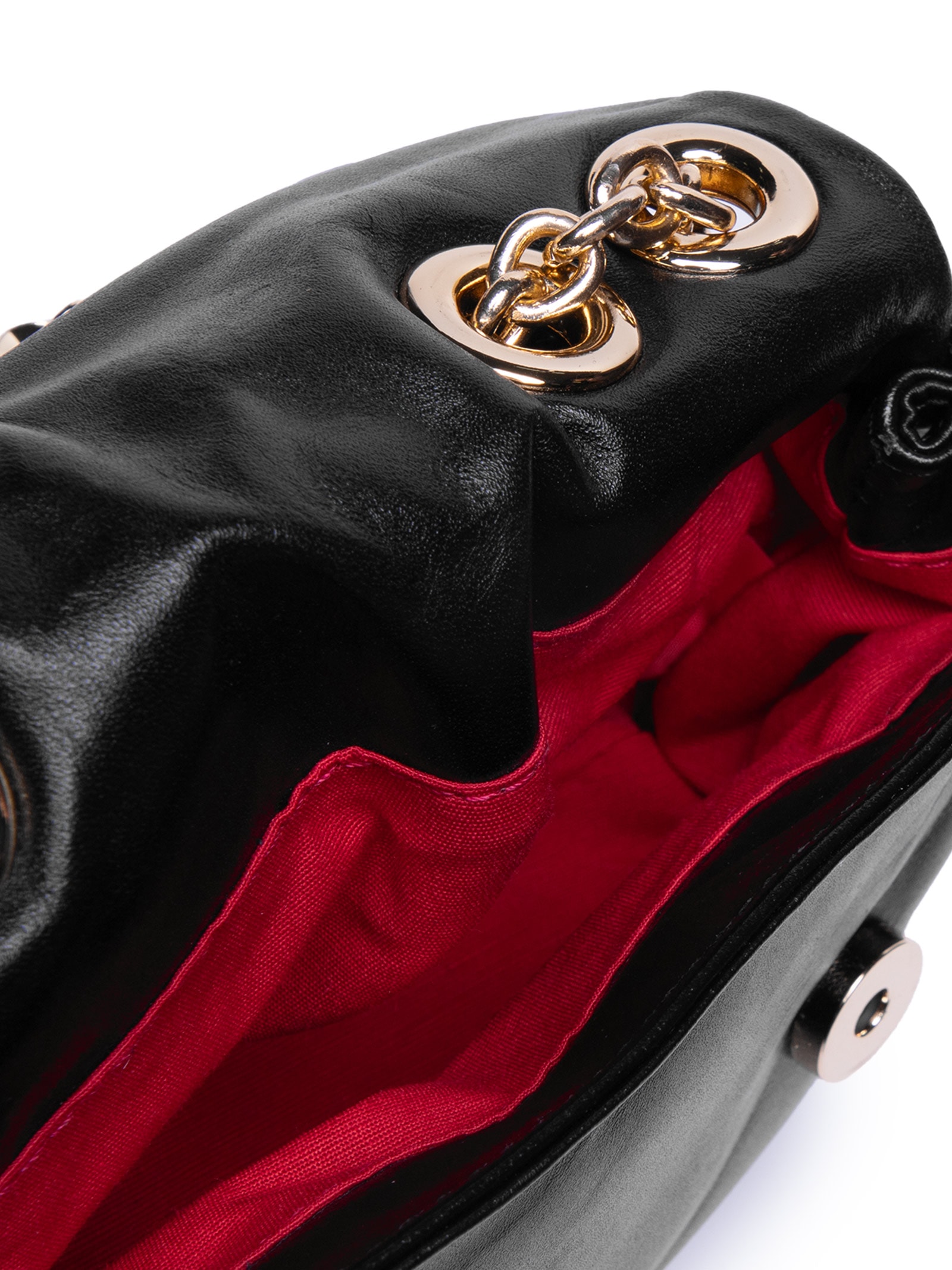 Bolsa Feminina Couro Pequena Preto Carrano