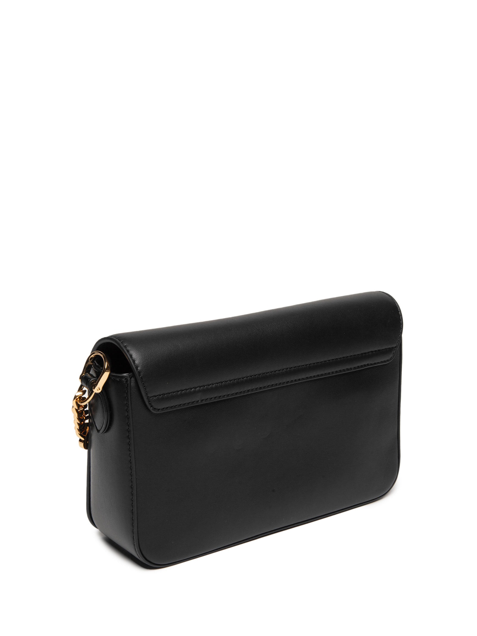 Bolsa Feminina Couro Preto Love Moschino