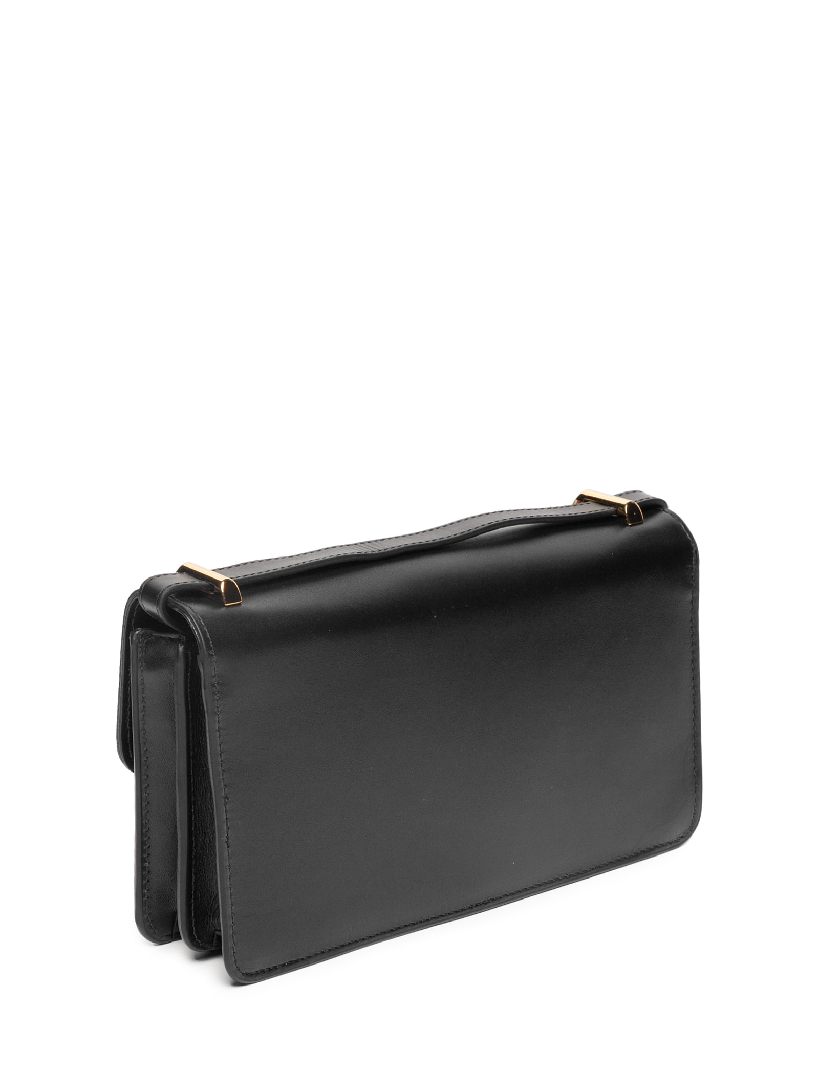 Bolsa Feminina Couro Verona Preto Luiza Barcelos