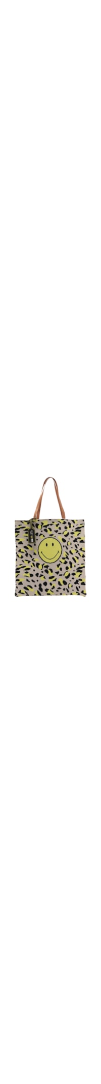 Bolsa Feminina Croche Onça Smile - Bege