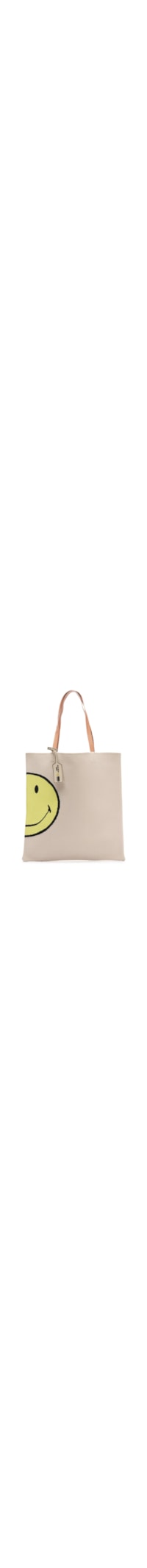Bolsa Feminina Croche Smiley - Bege