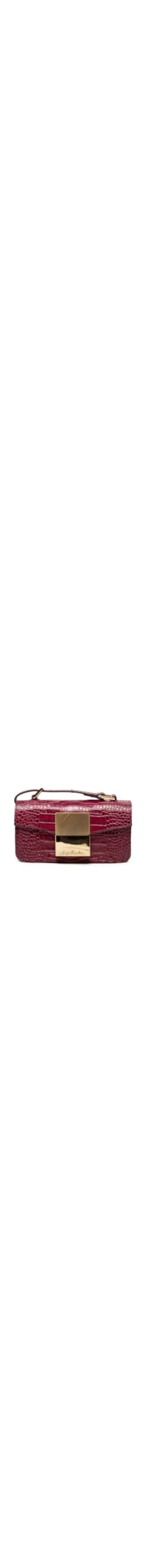Bolsa Feminina Croco Dacar Marsala - Vinho