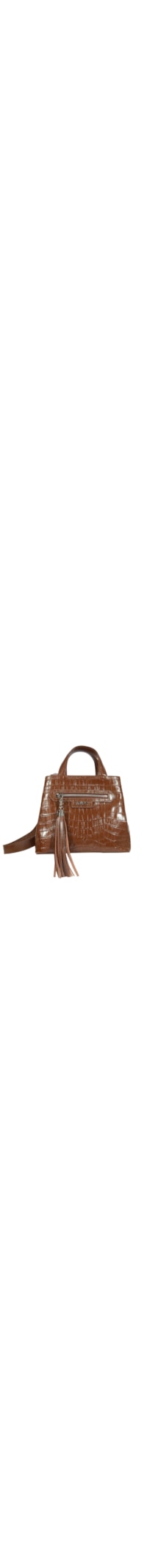 Bolsa Feminina Croco - Marrom