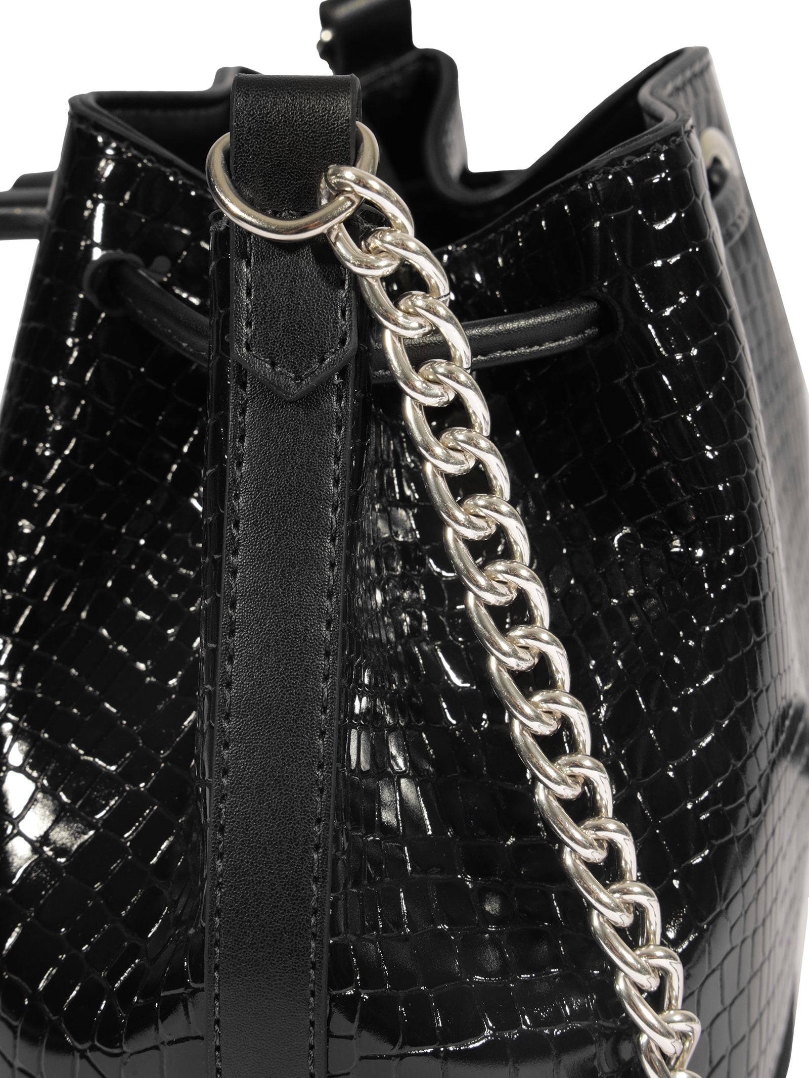 Schutz - Bolsa Feminina Croco - Preto