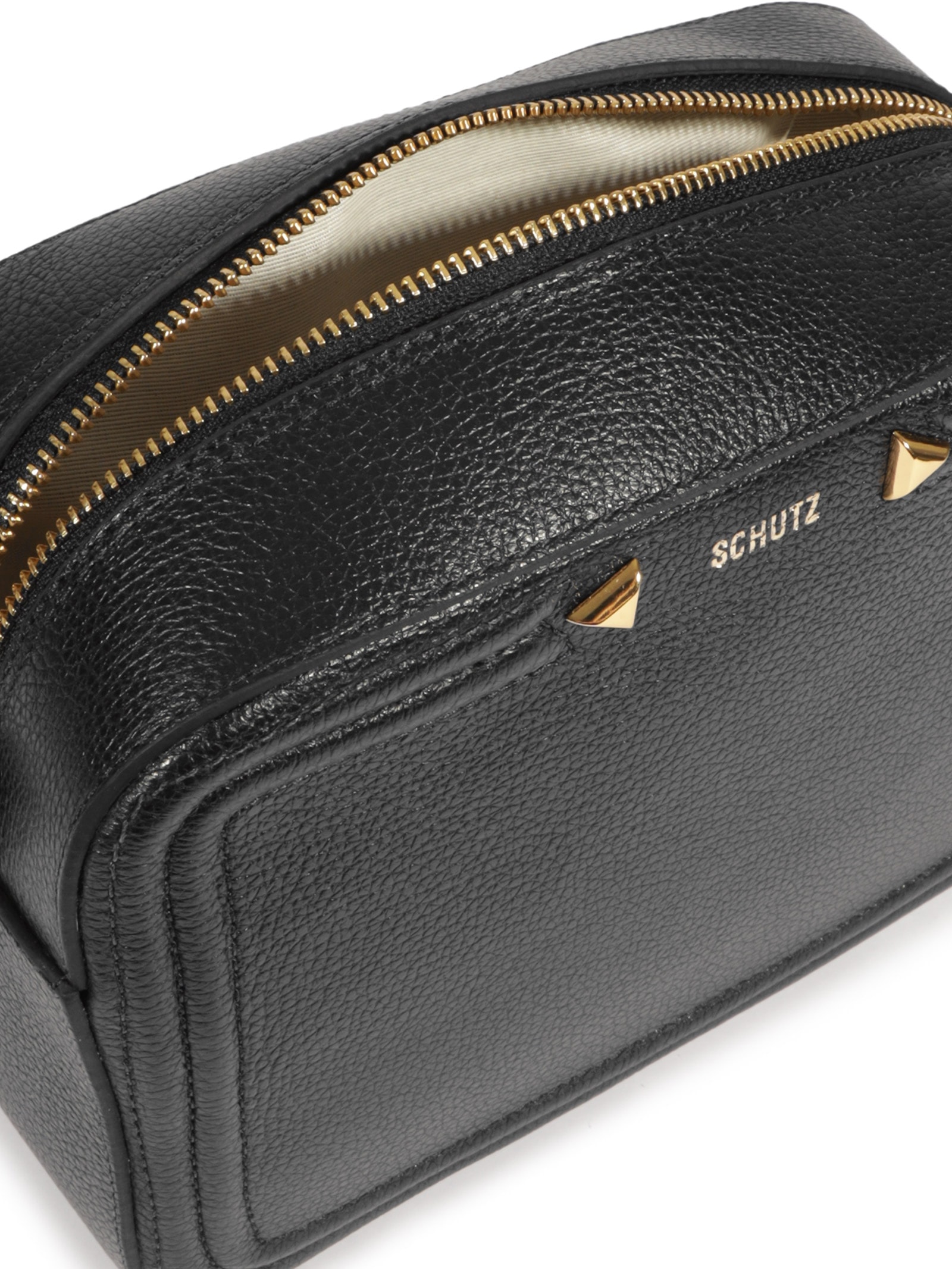 Bolsa Feminina Crossbody Betsy Couro Preto Schutz