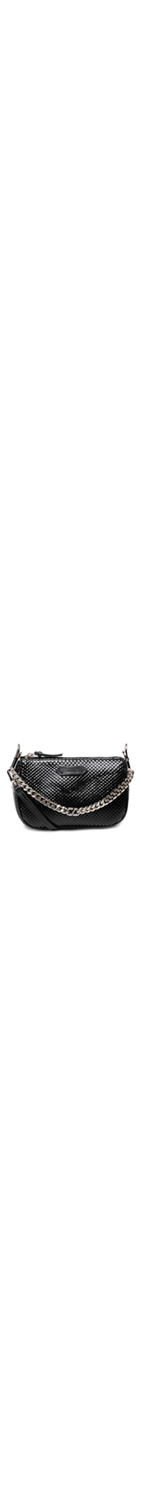 Bolsa Feminina Crossbody Emmy Bright Snake - Preto