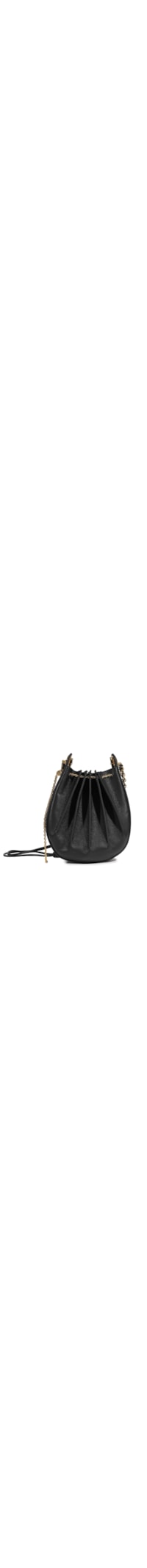 Bolsa Feminina Crossbody Franzido - Preto