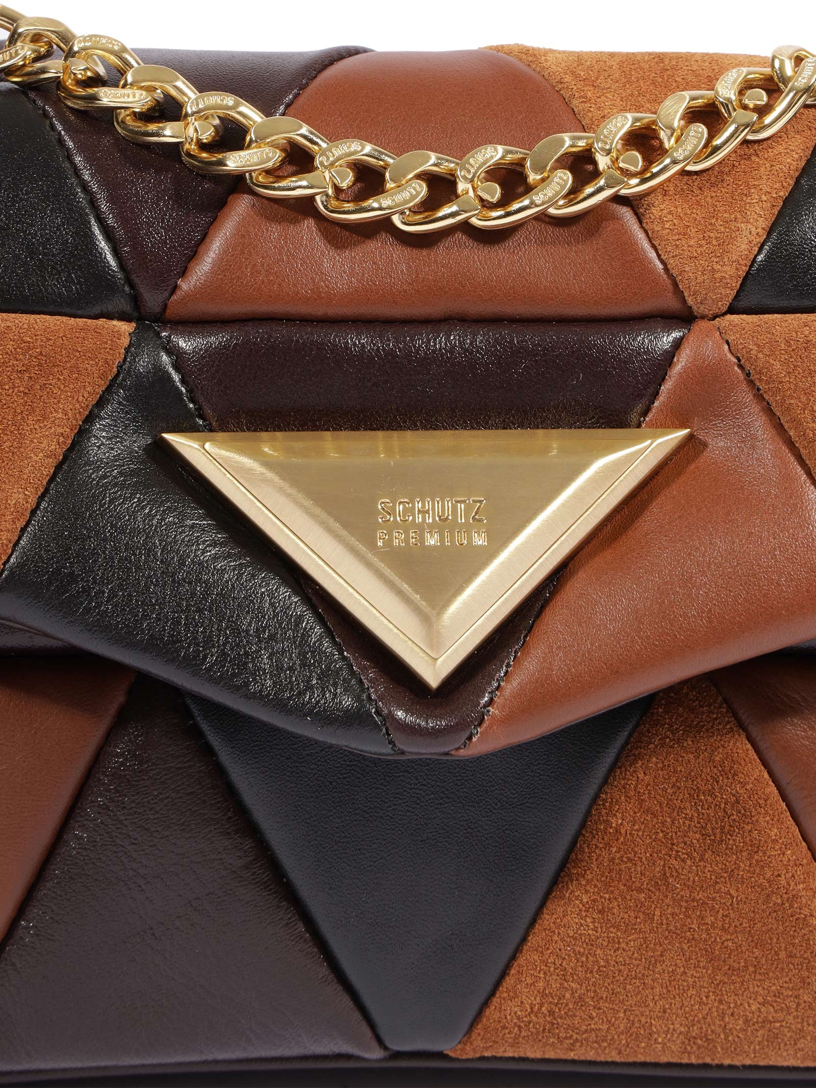 Bolsa Feminina Crossbody Marrom Schutz