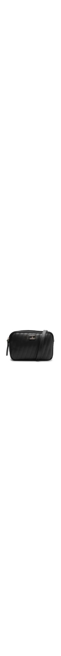 Bolsa Feminina Crossbody Matelassê Birkie - Preto