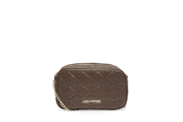 Bolsa Feminina Crossbody Matelassê Pequena - Marrom