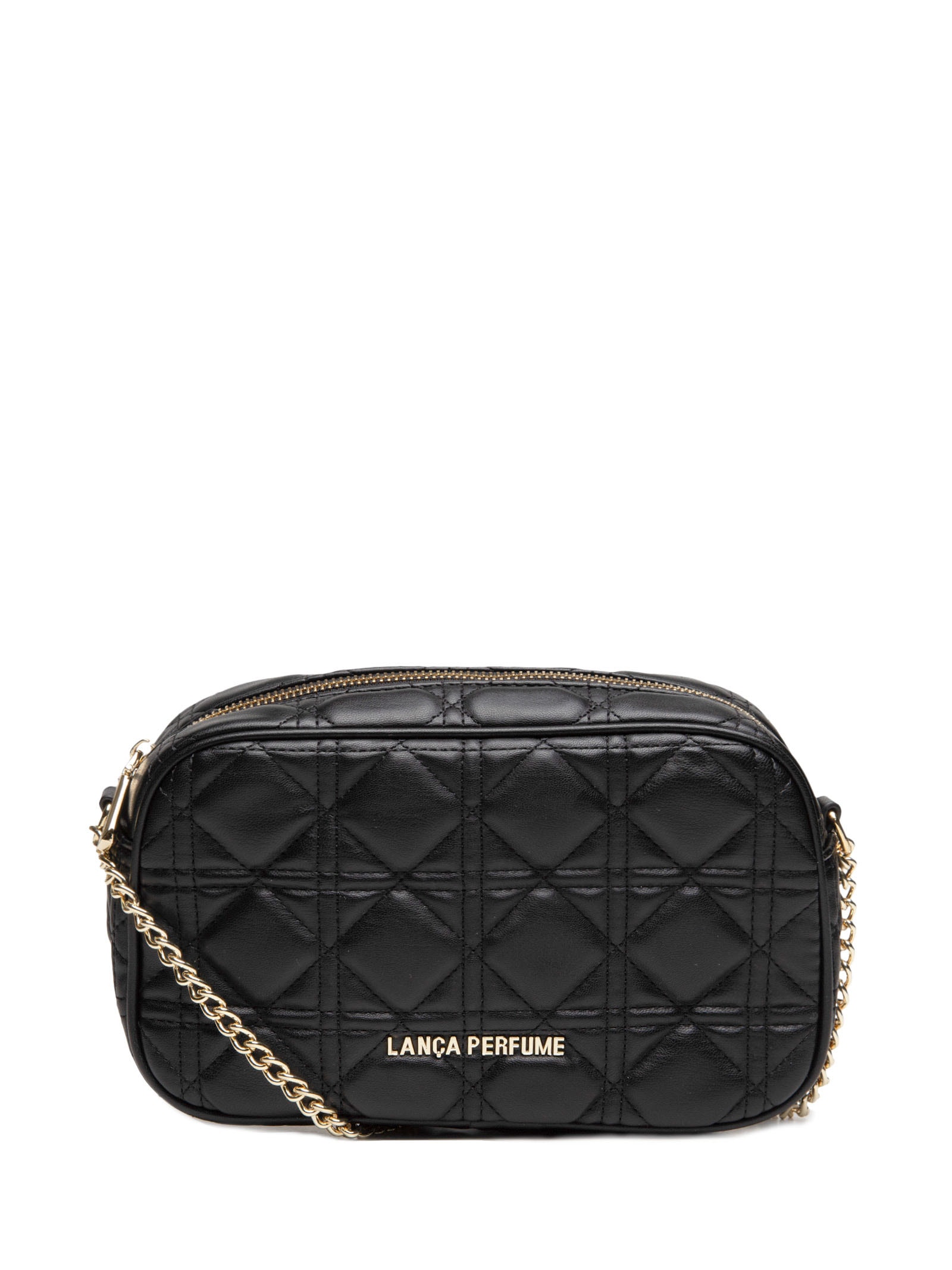 Bolsa Feminina Crossbody Matelassê Pequena Preto Lança Perfume