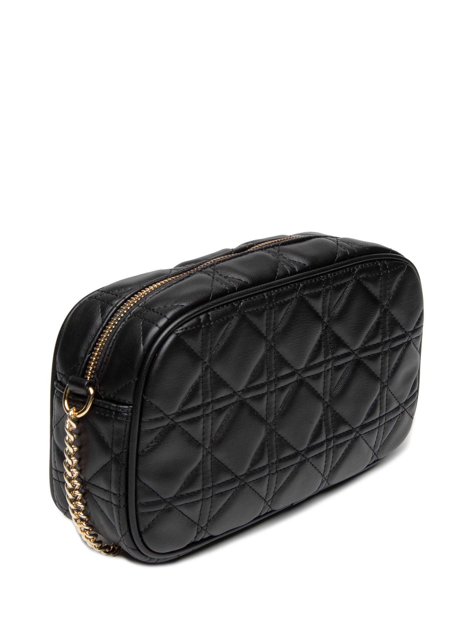 Bolsa Feminina Crossbody Matelassê Pequena Preto Lança Perfume