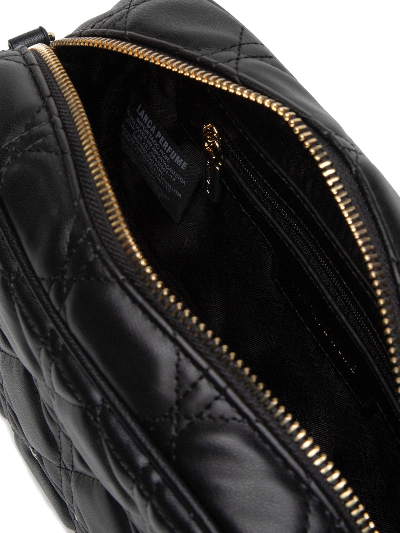 Bolsa Feminina Crossbody Matelassê Pequena Preto Lança Perfume