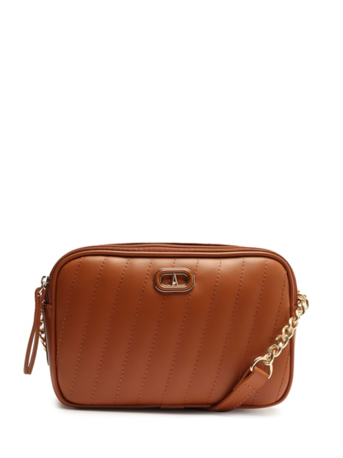 Bolsa Feminina Crossbody Média Matelassê - Marrom